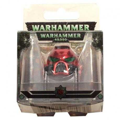 Llavero metal Space Marine MKVII Helmet Blood Angels Warhammer 40K - Imagen 1