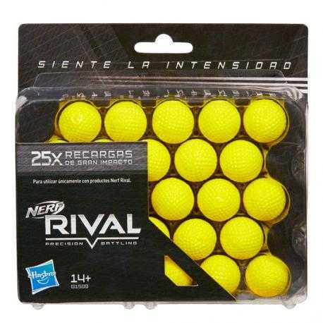 Set 25 Recargas Rival Nerf - Imagen 1