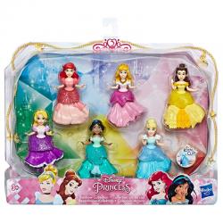 Set 6 figuras Princesas Coleccion Arcoiris Disney - Imagen 1