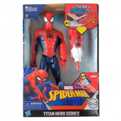 Figura Titan Power Fx Spiderman Marvel 30cm español - Imagen 1