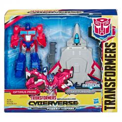 Figura Transformers Cyberverse Spark Armor Optimus Prime - Imagen 1