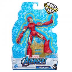 Figura Bend and Flex Iron Man Vengadores Avengers Marvel - Imagen 1
