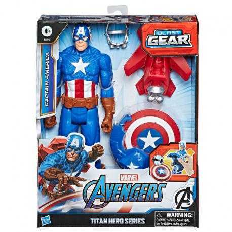 Figura Titan Capitan America Vengadores Avengers Marvel - Imagen 1