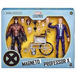 Set 2 figuras Magneto y Professor X 20 Aniversario Xmen Legends Marvel 15cm - Imagen 1