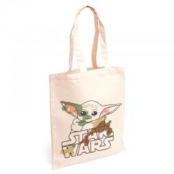 Bolso shopping tela Yoda Child The Mandalorian Star Wars - Imagen 1