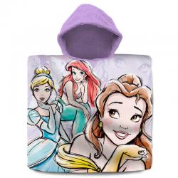 Poncho Princesas Disney algodon - Imagen 1