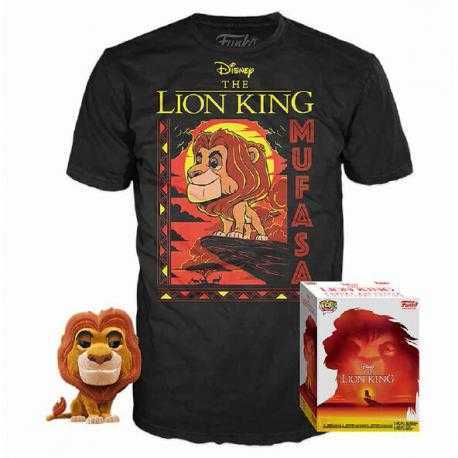 Set Funko POP & Tee Disney El Rey Leon Mufasa