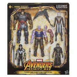 Set 5 figuras Los Hijos de Thanos Vengadores Avegers Marvel Legends Series 15cm - Imagen 1
