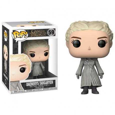 Juego de Tronos POP! Vinyl Figura Daenerys (White Coat) 9 cm