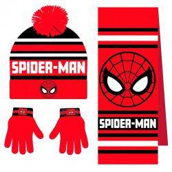 Conjunto gorro guantes bufanda Spiderman Marvel - Imagen 1