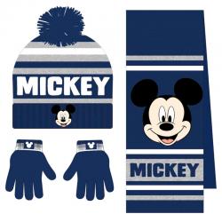 Conjunto gorro guantes bufanda Mickey Disney - Imagen 1