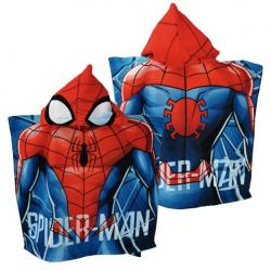 Poncho Playa Spiderman Marvel Microfibra 55x110cm. - Imagen 1