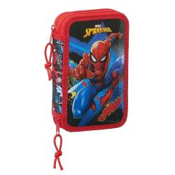 Plumier Spiderman Marvel Doble 28 Piezas - Imagen 1