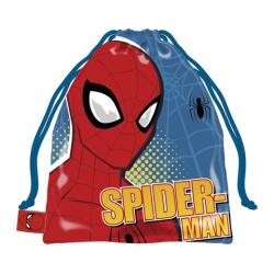 Saquito Merienda Spiderman Marvel 26.5x21.5cm. - Imagen 1