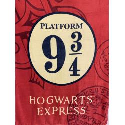 Manta Coralina Harry Potter Hogwarts 120x150 cm