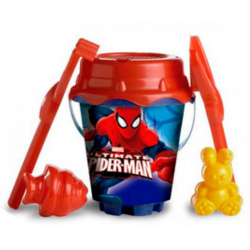 Cubo Spiderman Marvel Con Castillo Y Moldes - Imagen 1