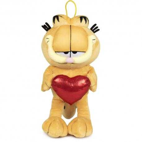Peluche Garfield corazon 36cm - Imagen 1