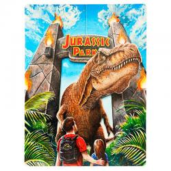 Cartel madera WoodArts 3D Rex Attack Jurassic Park - Imagen 1