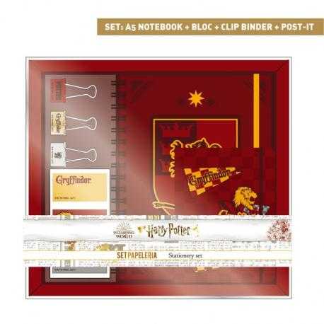Set papeleria Gryffindor Harry Potter - Imagen 1