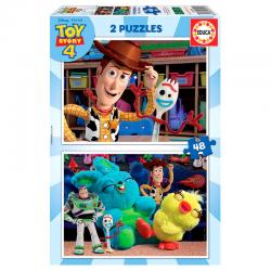 Puzzle Toy Story 4 Disney 2x48pzs - Imagen 1