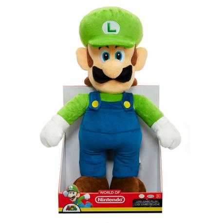 Peluche Jumbo Luigi Super Mario Nintendo 50cm - Imagen 1