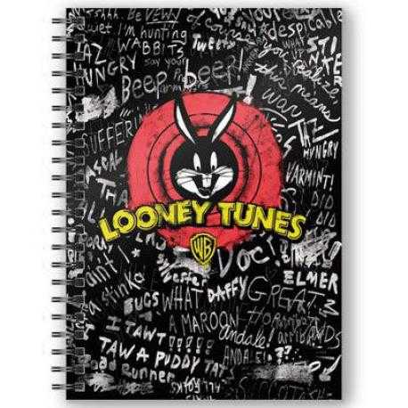 Cuaderno A5 3D Bug Bunny Looney Tunes