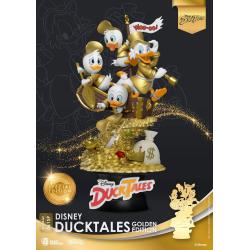Disney Classic Animation Series Diorama D-Stage DuckTales Golden Edition heo EMEA Exclusive 15 cm - Imagen 1