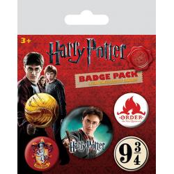 Harry Potter Pack 5 Chapas Gryffindor