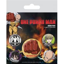 One Punch Man Pack 5 Chapas Destructive