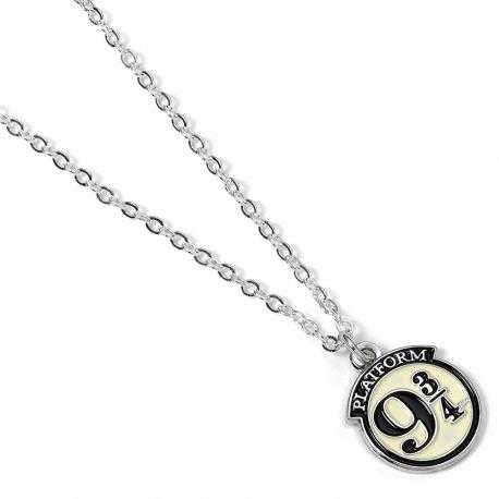 Harry Potter Collar con Colgante Platform 9 3/4 (plateado) - Imagen 1