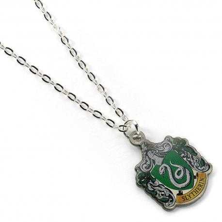 Harry Potter Collar con Colgante Slytherin (plateado) - Imagen 1