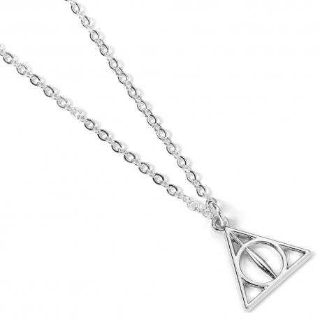 Harry Potter Collar con Colgante Deathly Hallows (plateado) - Imagen 1