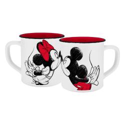 Disney Taza Mickey Kiss Sketch Rojo - Imagen 1