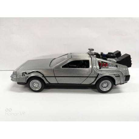 Regreso al Futuro Réplica Vehículo Diecast Model Hollywood Rides 1/32 DeLorean Time Machine - Imagen 1