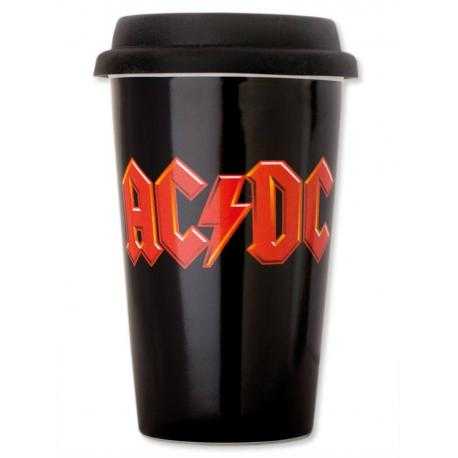 AC/DC Taza de Viaje Logo - Imagen 1