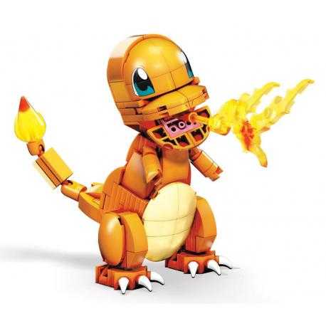 Pokémon Kit de Construcción Mega Construx Wonder Builders Charmander 10 cm - Imagen 1