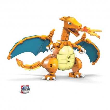 Pokémon Kit de Construcción Mega Construx Wonder Builders Charizard 10 cm - Imagen 1