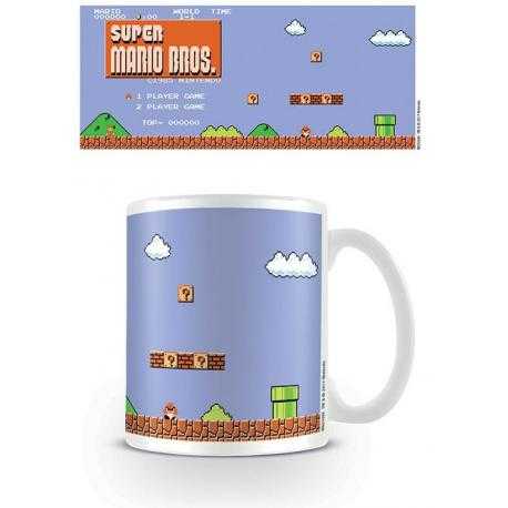 Super Mario Bros. Taza Retro Title