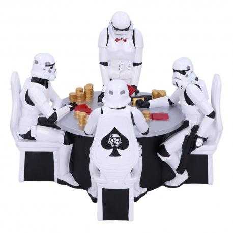 Star Wars Diorama Stormtrooper Poker Face 18 cm - Imagen 1