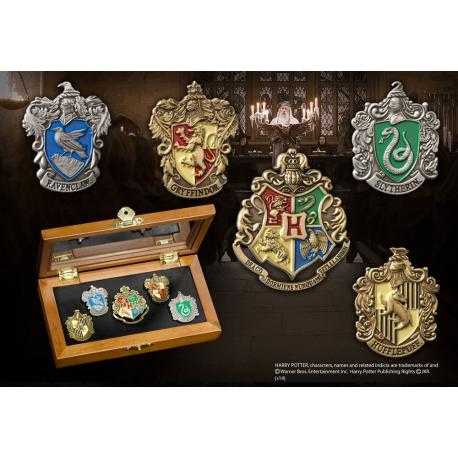 Harry Potter 5 Chapas Collección Casas de Hogwarts