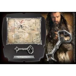 El Hobbit Réplica 1/1 Llave con Mapa de Erebor Deluxe