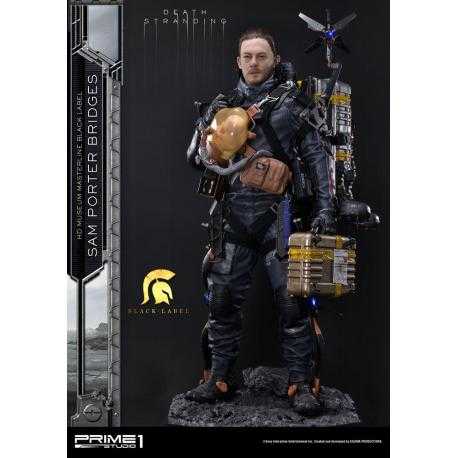 Death Stranding Estatua 1/2 Sam Porter Bridges Black Label 106