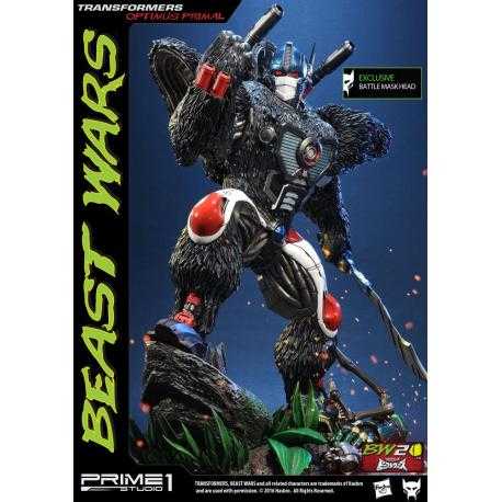 Transformers Beast Wars Estatua 1/3 Optimus Primal & Optimus