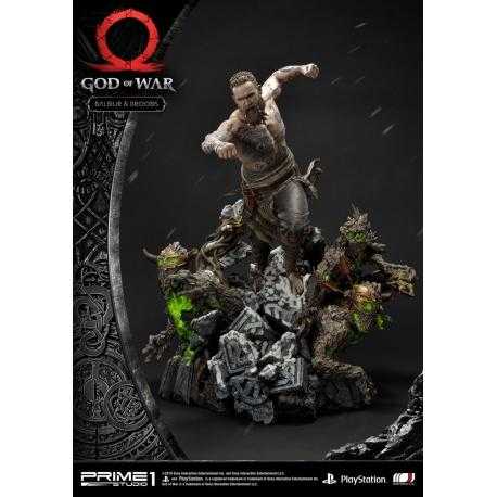 God of War (2018) Estatua Baldur & Broods 62 cm