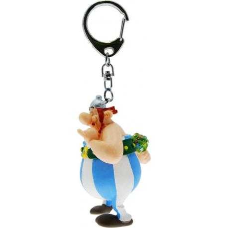 Asterix Llavero Obelix con Flores 13 cm - Imagen 1