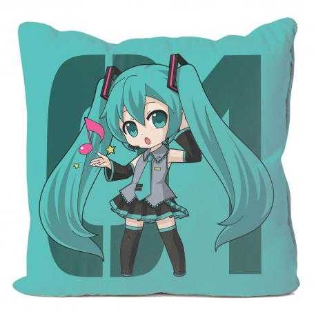 Vocaloid Funda de Almohada Hatsune Miku 50 x 50 cm - Imagen 1
