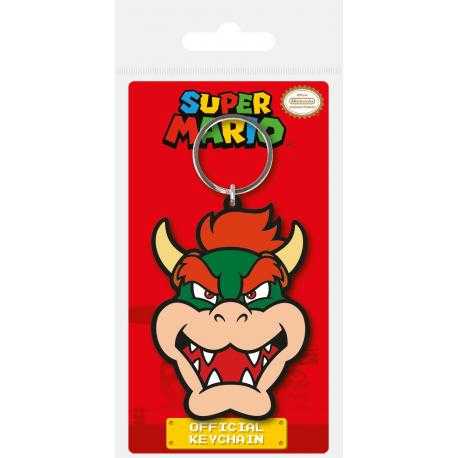 Super Mario Llavero caucho Bowser 6 cm