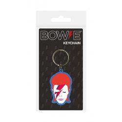 David Bowie Llavero caucho Aladdin Sane 6 cm