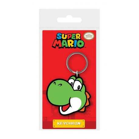 Super Mario Llavero caucho Yoshi 6 cm