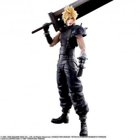 Final Fantasy VII Remake Play Arts Kai Figura Cloud Strife Ver. 2 27 cm - Imagen 1